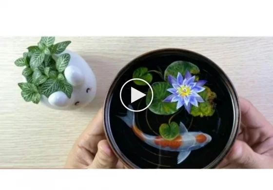 هنر نقاشی سه بعدی با رزین/ ویدئو